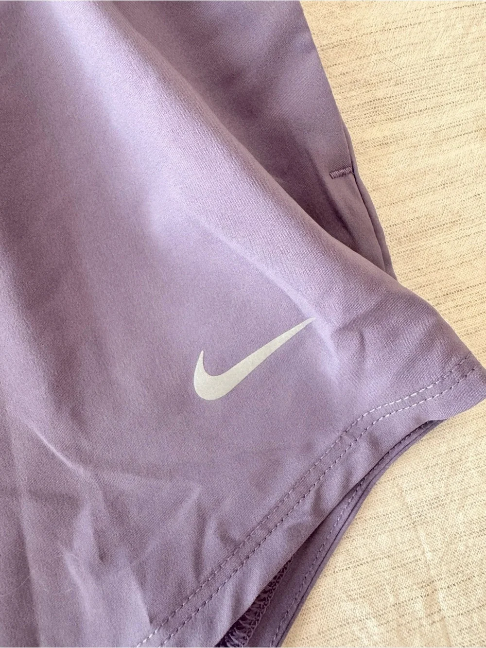 Nike Women’s Dusty Mauve Lavender High Waist Athletic Shorts